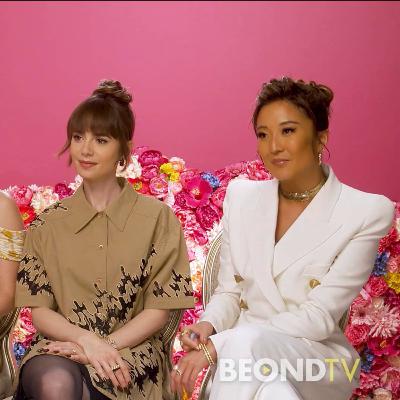 What Lily Collins says she loves most about Paris, plus hear from all the ladies of "Emily in Paris"