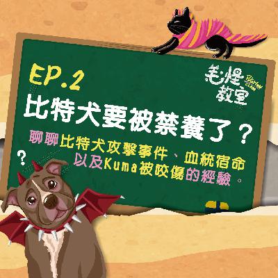 EP.2 比特犬要被禁養了？→聊聊比特犬攻擊事件、血統宿命，以及Kuma被咬傷的經驗。