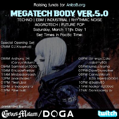 DARK TECHNO // RHYTHMIC NOISE// MEGATECH BODY Ver.5.0 - SHINOBI' CHAN (SIDE A) DARK TECHNO // RHYTHMIC NOISE// MEGATECH BODY Ver.5.0 - SHINOBI' CHAN (SIDE A)