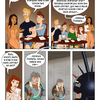 AoO: "Life on The Fourth Floor" WebComic David J. Bishop
