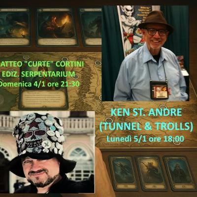 Il gioco in … podcast - 22ma puntata - Un chiacchierata con Ken St. Andre - Creatore di Tunnels and Trolls Il gioco in … podcast - 22ma puntata - Un chiacchierata con Ken St. Andre - Creatore di Tunnels and Trolls