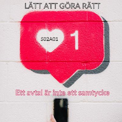 Ett avtal är inte ett samtycke