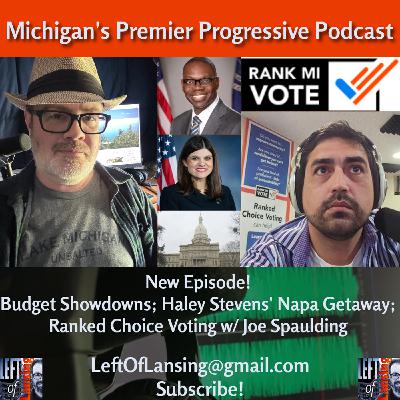 313: Budget Showdowns, Haley Stevens' Napa Getaway, and Ranked Choice Voting w/ Joe Spaulding