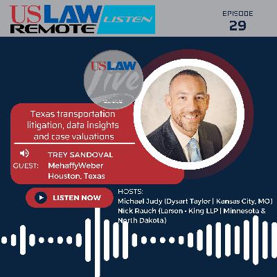 Texas transportation litigation, data insights and case valuations with Trey Sandoval Texas transportation litigation, data insights and case valuations with Trey Sandoval