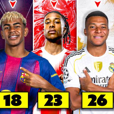 Picking the BEST footballer at EVERY AGE from 17-35+