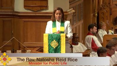 The Thirteenth Sunday after Pentecost | August 27, 2023 | 11:15 a.m. | The Rev. Natosha Reid Rice The Thirteenth Sunday after Pentecost | August 27, 2023 | 11:15 a.m. | The Rev. Natosha Reid Rice