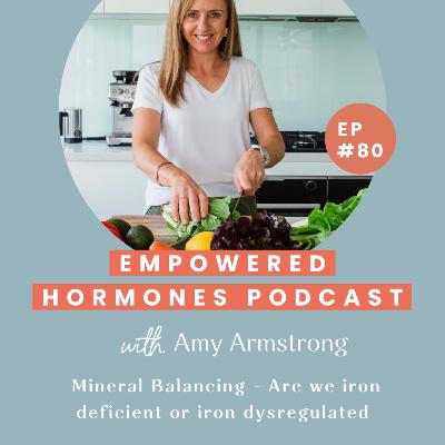 #80 Mineral Balancing - Are we iron deficient or iron dysregulated with Amy Armstrong