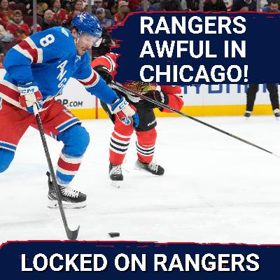 Rangers AWFUL in 3-0 loss to Blackhawks! This team is SO. PAINFULLY. SLOWWWWW...