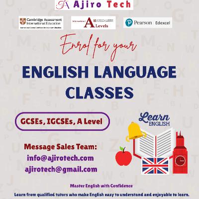 Enrol Now for Your English Language Classes!