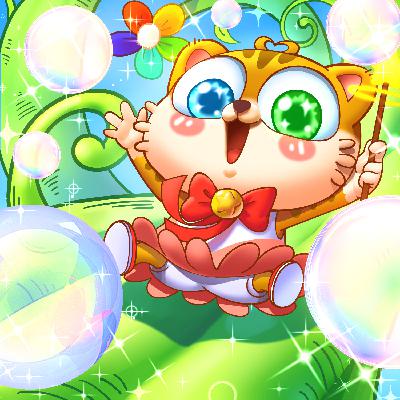 Bubblegum Garden丨The Enchanted Paws Family