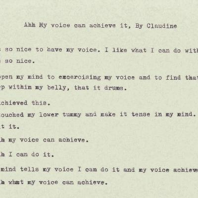 'Making the Room Sing' – A sound offering
