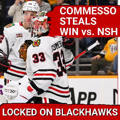 Drew Commesso Records First NHL Shutout | Chicago Blackhawks 5-1-0 in New Year Drew Commesso Records First NHL Shutout | Chicago Blackhawks 5-1-0 in New Year