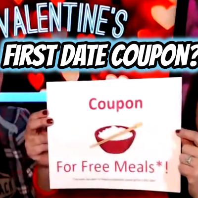 USING A COUPON on a first date USING A COUPON on a first date
