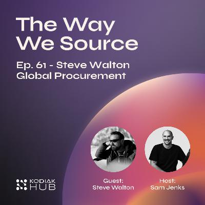 61. Make Stakeholders “Dangerous” (In a Good Way): Indirect Procurement Enablement with Steve Walton 61. Make Stakeholders “Dangerous” (In a Good Way): Indirect Procurement Enablement with Steve Walton