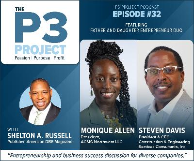 Monique Allen, ACMS Northwest and Steven Davis, Construction & Engineering Services Consultants