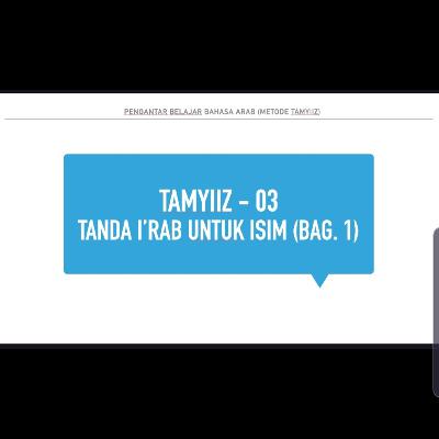 Metode Tamyiiz (Level 3), Pertemuan 002, I'rab pada isim (bag. 01) Metode Tamyiiz (Level 3), Pertemuan 002, I'rab pada isim (bag. 01)