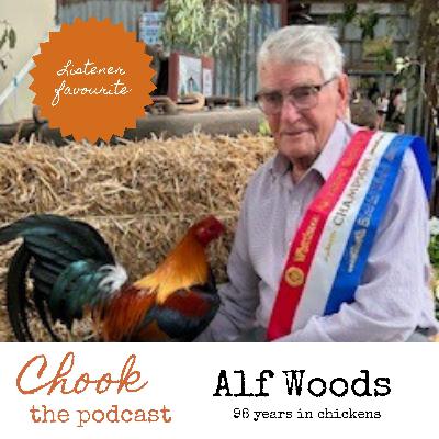 Alf Woods, 98 years in chickens
