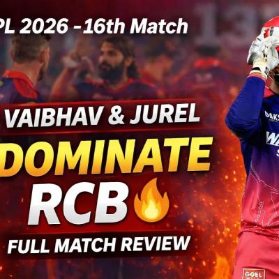 RR vs RCB, IPL 2026 Match 16 | Vaibhav Sooryavanshi & Dhruv Jurel Blow Away RCB