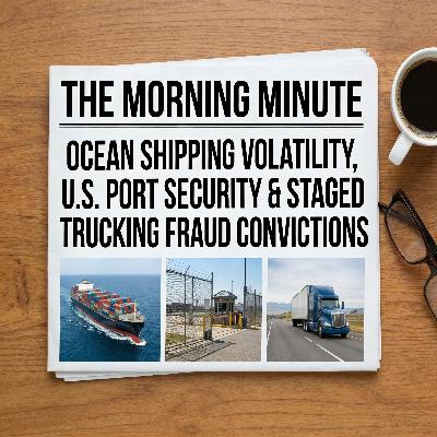 Ocean Shipping Volatility, U.S. Port Security & Staged Trucking Fraud Convictions | The Morning Minute