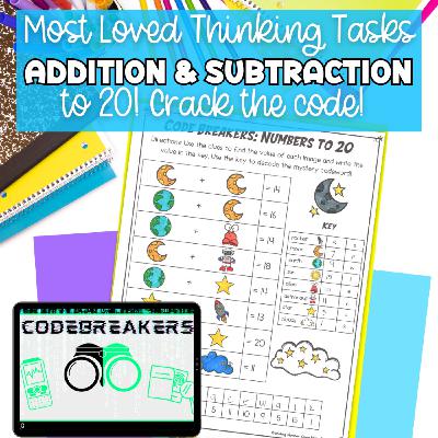 Ep 56: 5 Low-Floor High-Ceiling Math Tasks: 1st Grade Building Thinking Classrooms Tasks