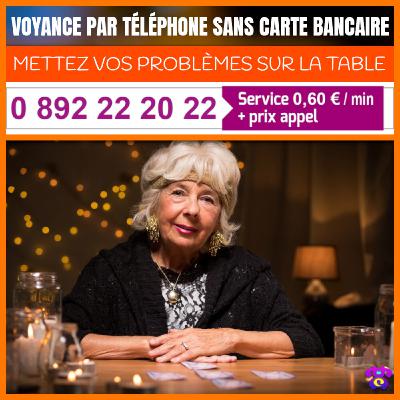 Voyance par téléphone sans carte bancaire 0892 22 20 22