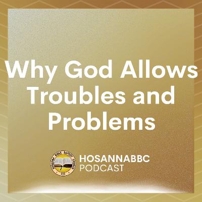 Why God Allows Troubles and Problems - Rev. Provy R. Cadelina Why God Allows Troubles and Problems - Rev. Provy R. Cadelina