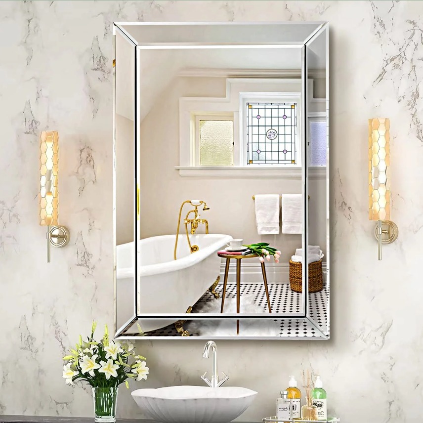 Discover Timeless Elegance Frameless Vanity Mirrors by Grove Glass & Mirror