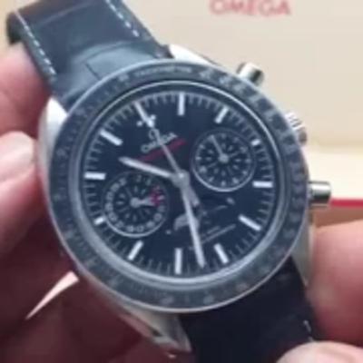 Mens Omega Speedmaster Moonwatch Master Chronometer Moonphase Mens Watch Review 2017