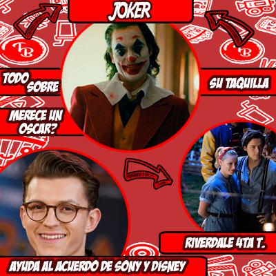 JOKER ROMPE LA TAQUILLA MUNDIAL , TODO SOBRE TOM HOLLAND Y SU AYUDA A DISNEY Y SONY , LA NUEVA SERIE DE THE WALKING DEAD , RIVERDALE 4TA TEMPORADA | TOP NEWS #joker2019 #riverdale4 #tomholland #cine