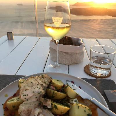 阳光下的希腊之旅7:圣岛酒庄夕阳晚宴，三家中餐解救中国胃