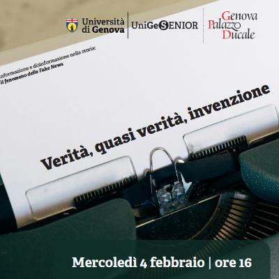 Informazione e disinformazione nella storia "Verità, quasi verità, invenzione" Informazione e disinformazione nella storia "Verità, quasi verità, invenzione"