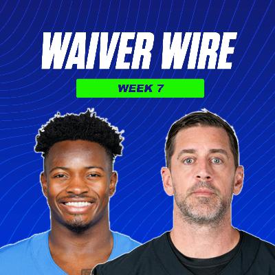 Waiver Wire! Injury Replacement WRs and TEs, Kimani Vidal, Aaron Rodgers (10/14 Fantasy Football Podcast)