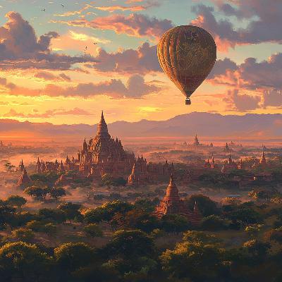 Sleep Story (no ads) with "The Peaceful Exploration of the Ancient Temples in Bagan, Myanmar" - Slumber Stories: Ep. 103