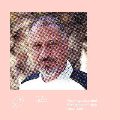 A star of the Palestinian culinary education, Chef Nabil Aho.