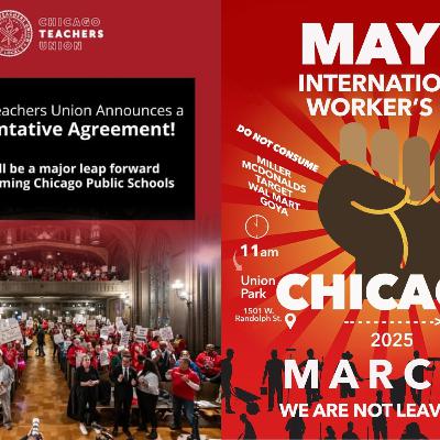 Show: Labor Express for 4-13-2025 - Jackson Potter on CTU TA and Omar Lopez on May Day 2025