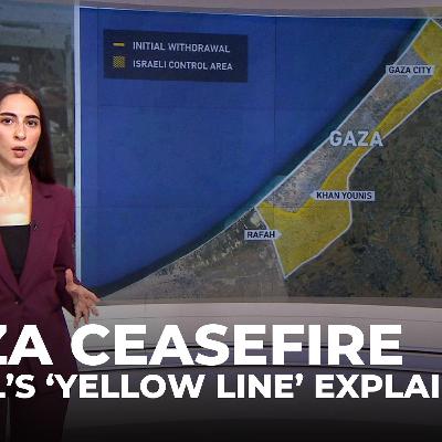 Israel’s ‘yellow line’ explained: What it means for Gaza’s future Israel’s ‘yellow line’ explained: What it means for Gaza’s future
