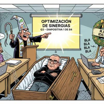 Por qué una reunión inútil te agota más que descargar cemento.