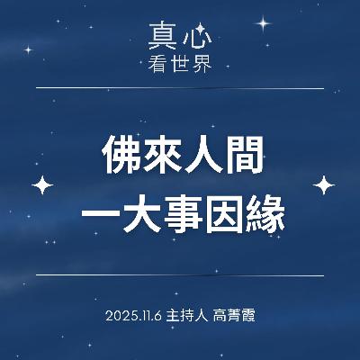 【真心看世界】佛來人間一大事因緣，原來可以這樣做!! 德璒師父 1106...