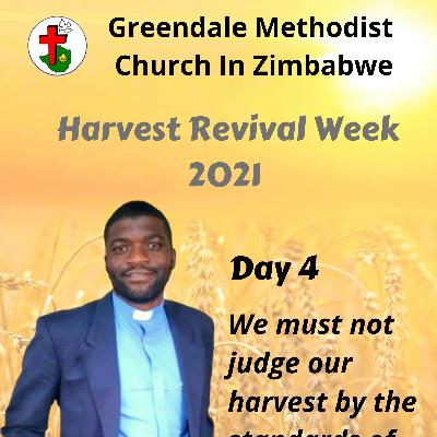 We must not judge our harvest by the standards of the world We must not judge our harvest by the standards of the world