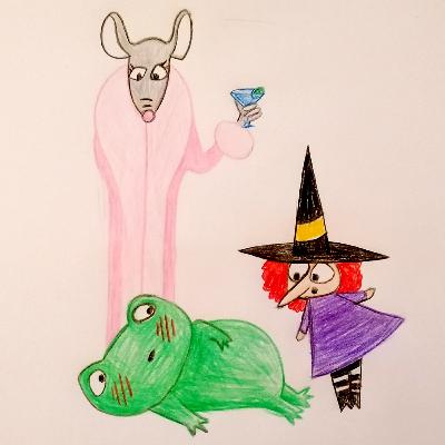 Die kleine Hexe Dorothee trifft Rosalinde Ratte