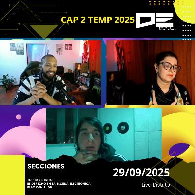 Segundo capítulo Temporada 2025 – Top 10, noticias y beats en vivo | Distrito Electrónico Segundo capítulo Temporada 2025 – Top 10, noticias y beats en vivo | Distrito Electrónico