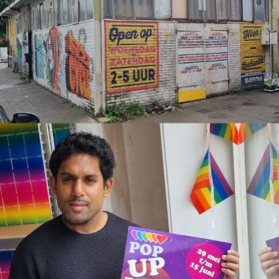 Wendie zoekt mannenkleding en Ranjith hangt de slingers op