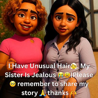 I Have Unusual Hair👩‍🦳, My Sister Is Jealous 😭😩|Please 🥺 remember to share my story 🙏 thanks 🫶
