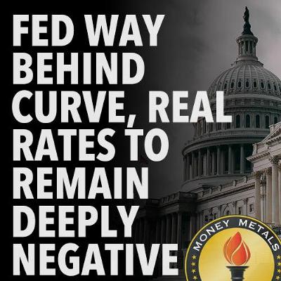 Fed WAY behind Curve, Real Rates to Remain Deeply Negative