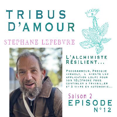 #Rencontre: Stéphane Lefebvre, l’alchimiste résilient. Programmeur, presque aveugle, il invente une application loupe pour son téléphone, pour continuer à travailler et à vivre en autonomie.