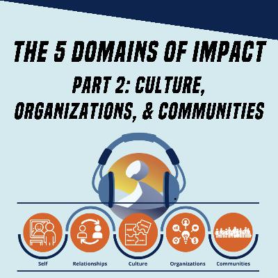 #14 Five Domains of Impact: Part 2 (Culture, Organizations, & Communities)