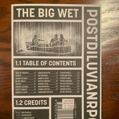 The Big Wet Postdiluvian RPG Review