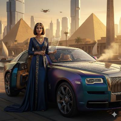 Cleopatra: Queen, Strategist, and Electric Car Enthusiast