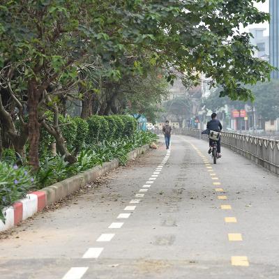 Không gian an toàn cho xe đạp đô thị