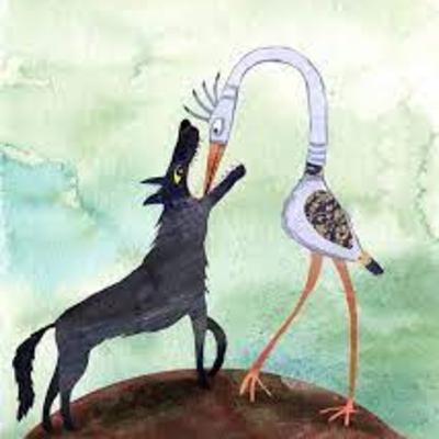 El Lobo y la Grulla